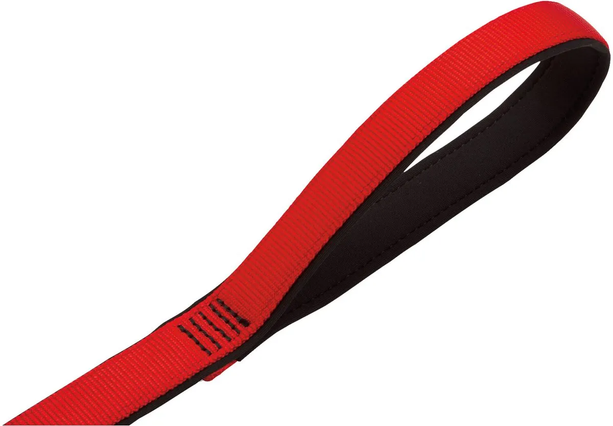 Beeztees Parinca Premium Hondenriem - Rood 180cm x 25mm