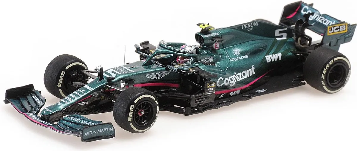 Formule 1 Aston Martin AMR21 #5 Monaco GP 2021 - 1:43 Minichamps Groen