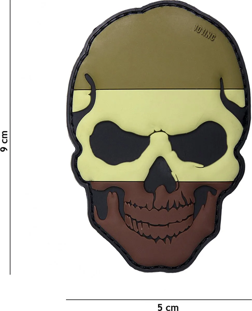 101 Inc Embleem 3D Skull Camo
