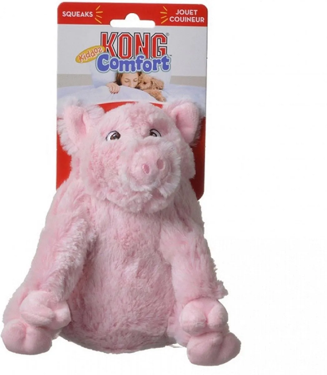 KONG Comfort Kiddos Pig Hondenspeelgoed S - Roze