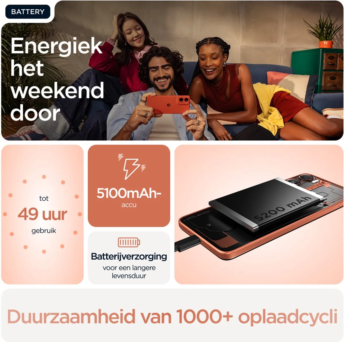 Motorola moto g06 PBA20012SE Smartphone - 4/256GB - Pantone Arabesque - afbeelding 2 van 6