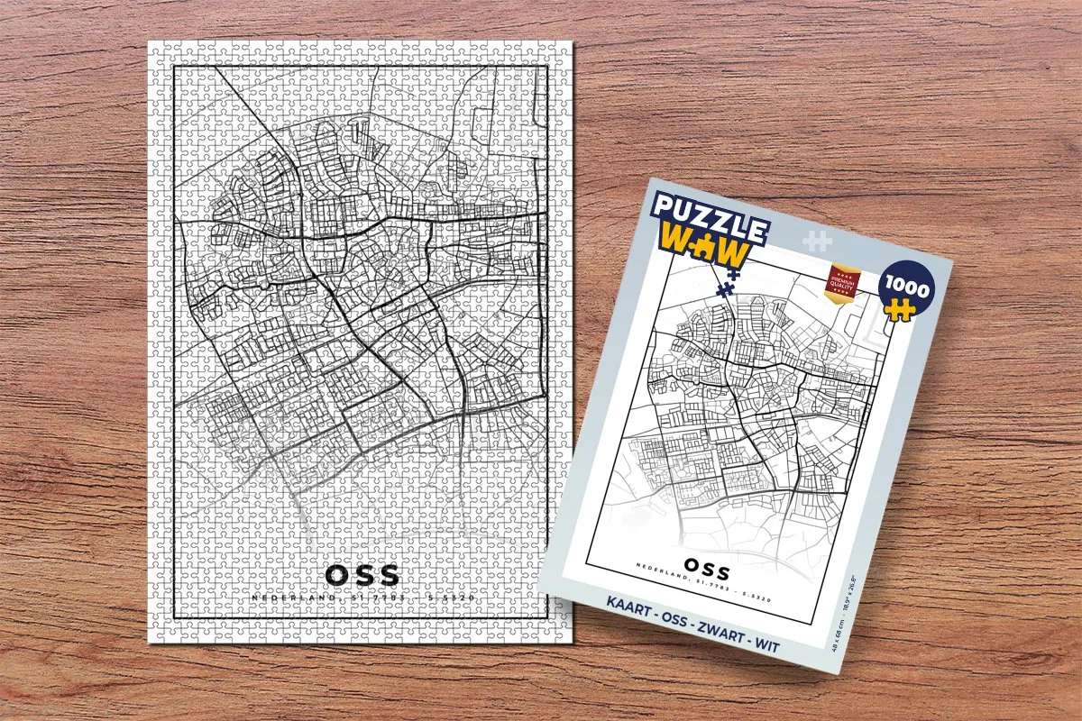 PuzzleWow Legpuzzel Oss 1000 Stuks - Multicolor