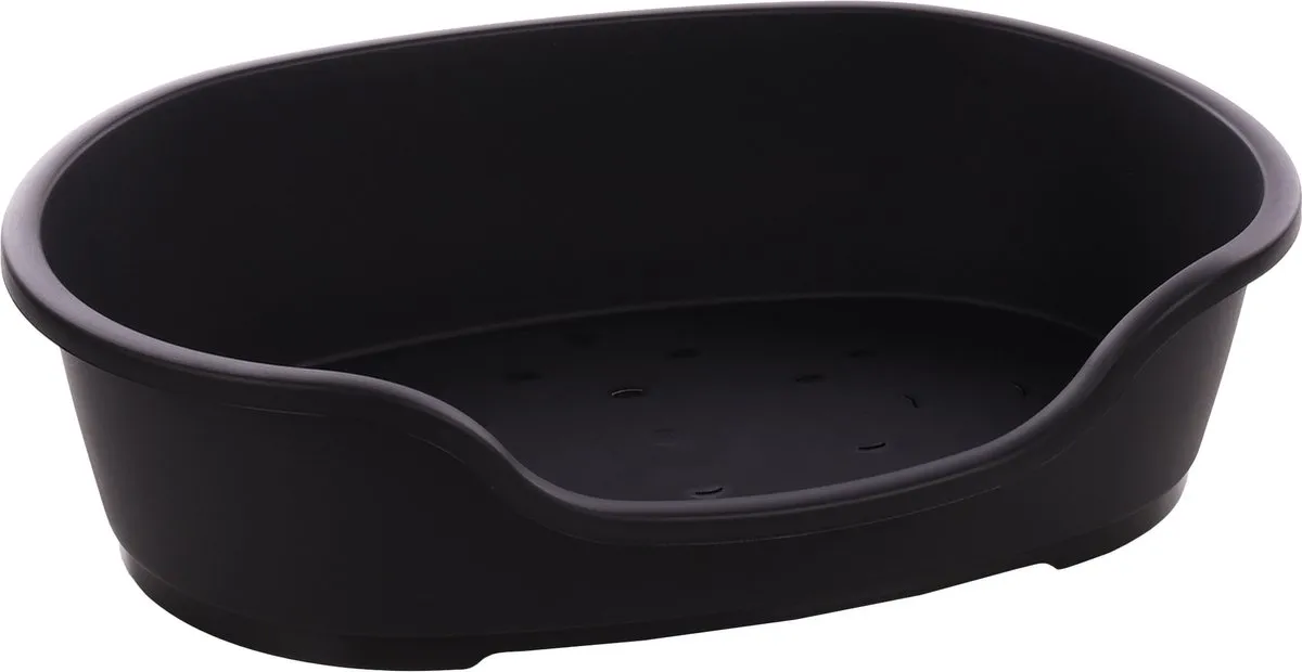 Flamingo Tuck Oval Hondenmand XL 92x61cm - Zwart