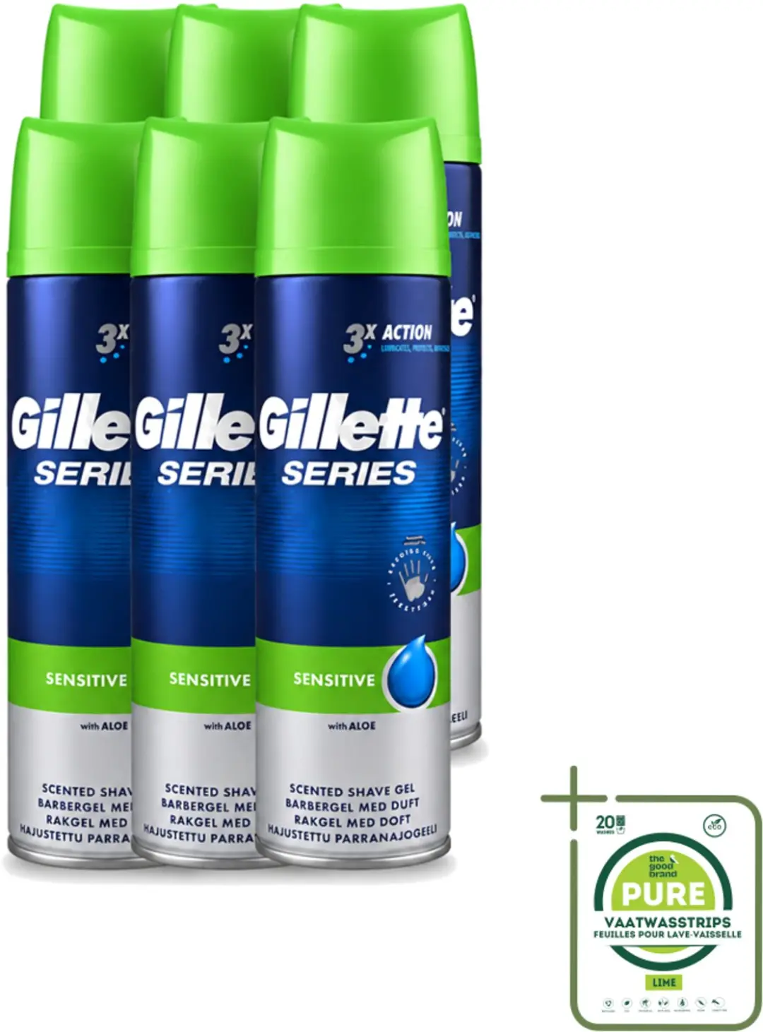 6 x Gillette Series