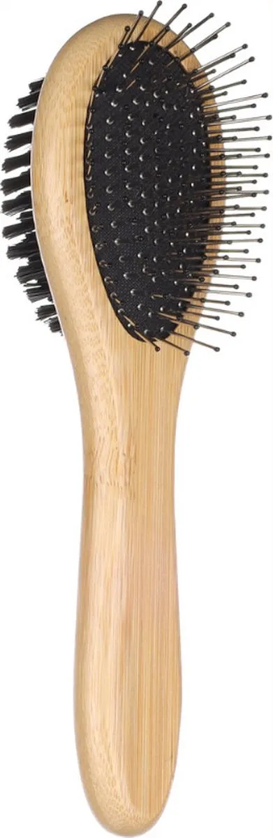 Flamingo Bamboe Hondenborstel - Maat L 24,5cm