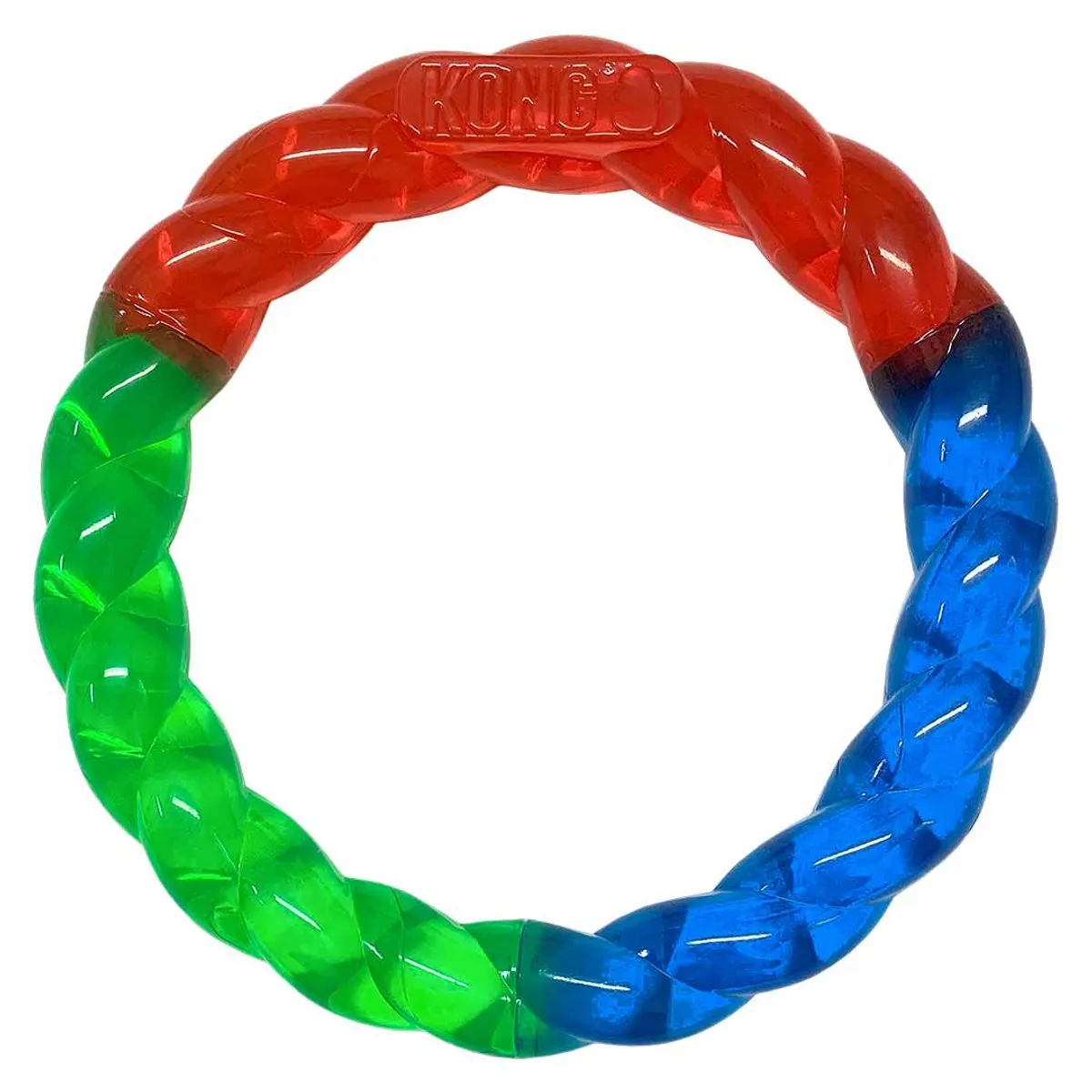KONG Twistz Ring S - Blauw/Groen/Rood