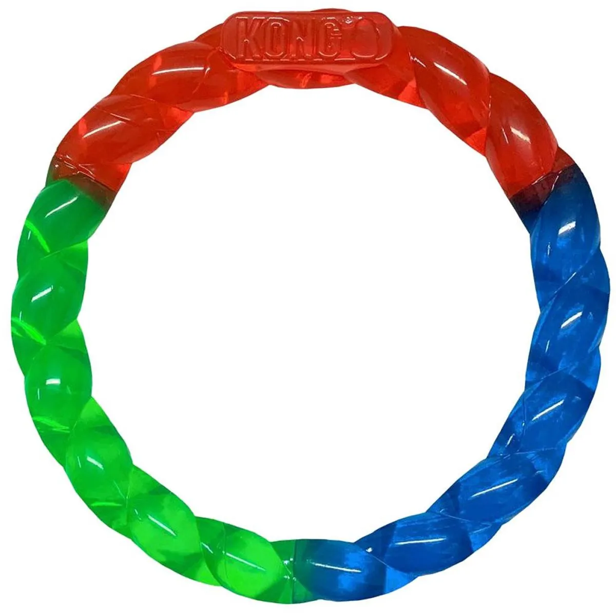 KONG Twistz Ring S - Blauw/Groen/Rood
