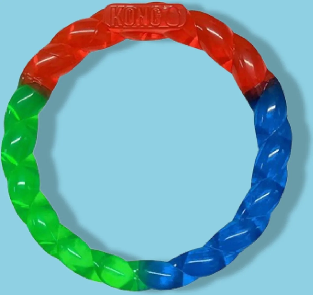 KONG Twistz Ring S - Blauw/Groen/Rood
