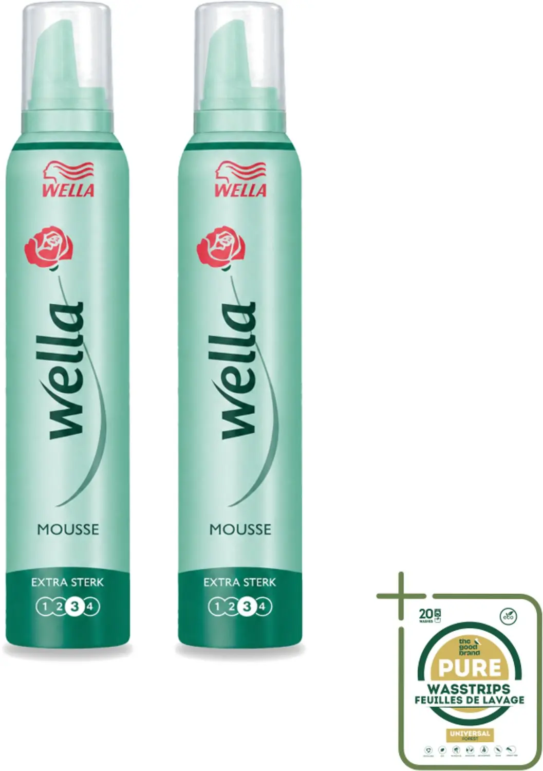 2 x Wella Forte Mousse Extra Strong
