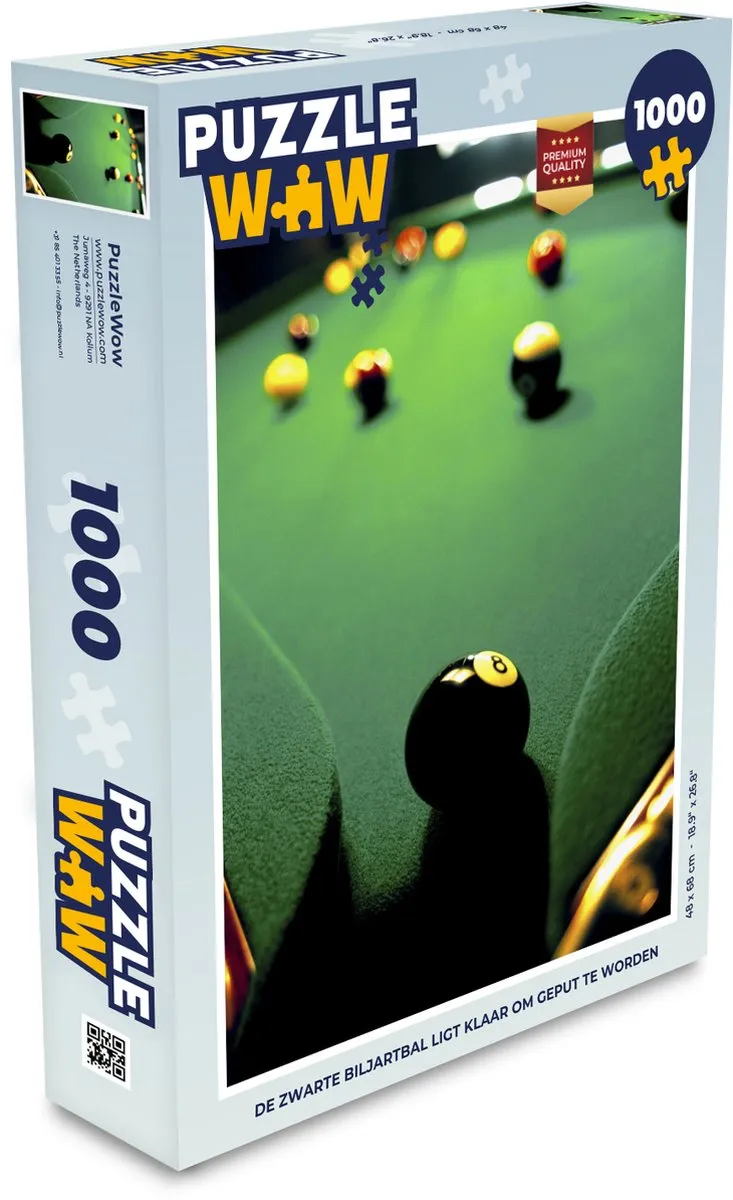 PuzzleWow Legpuzzel 1000 Stuks