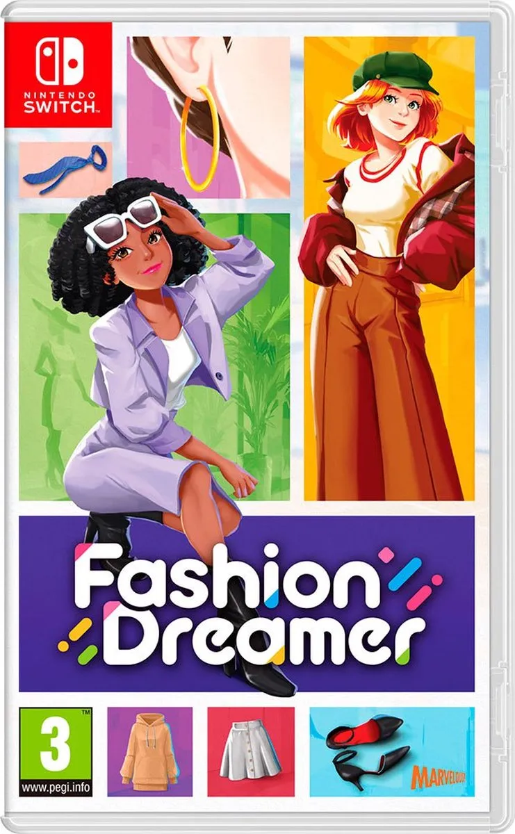 Nintendo Switch Fashion Dreamer Transparant