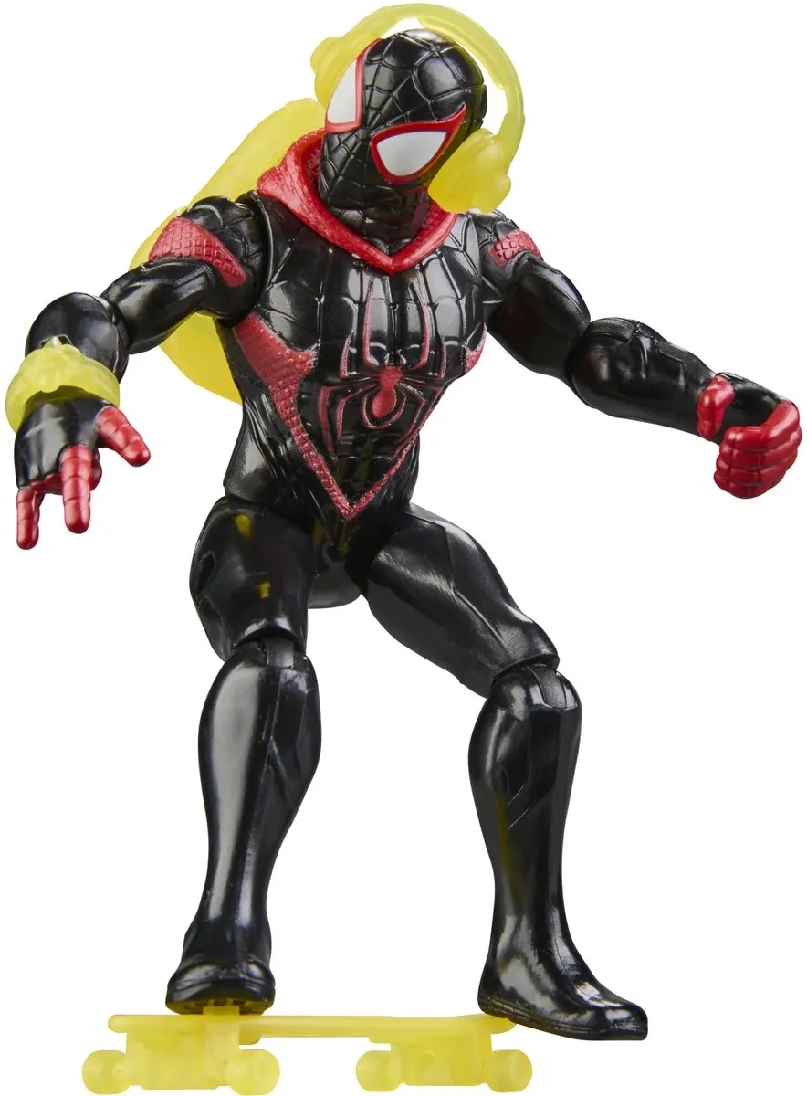 Marvel Spider-Man ActionVerse Miles Morales Actiefiguur - Zwart