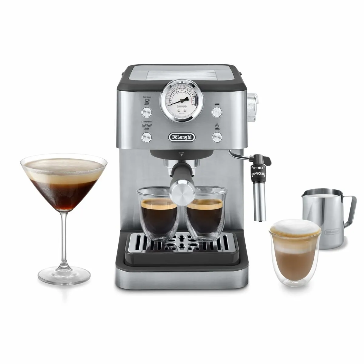 De'Longhi EM450.M Pistonmachine - 2 Kopjes - 1,7L