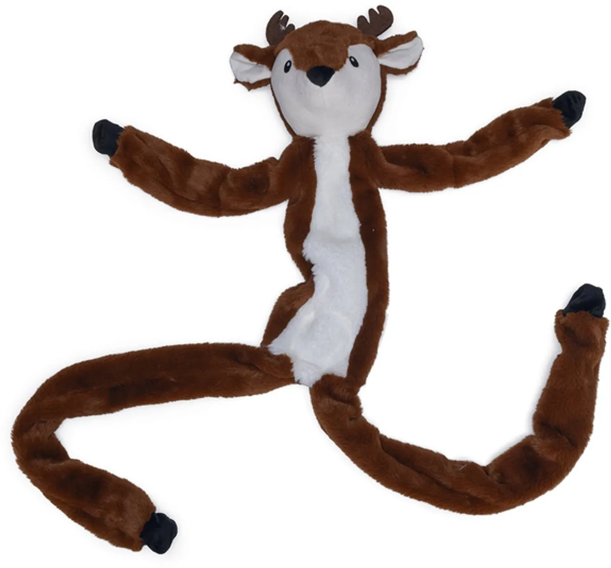 Beeztees Pluche Hondenspeeltje Rendier Bruin