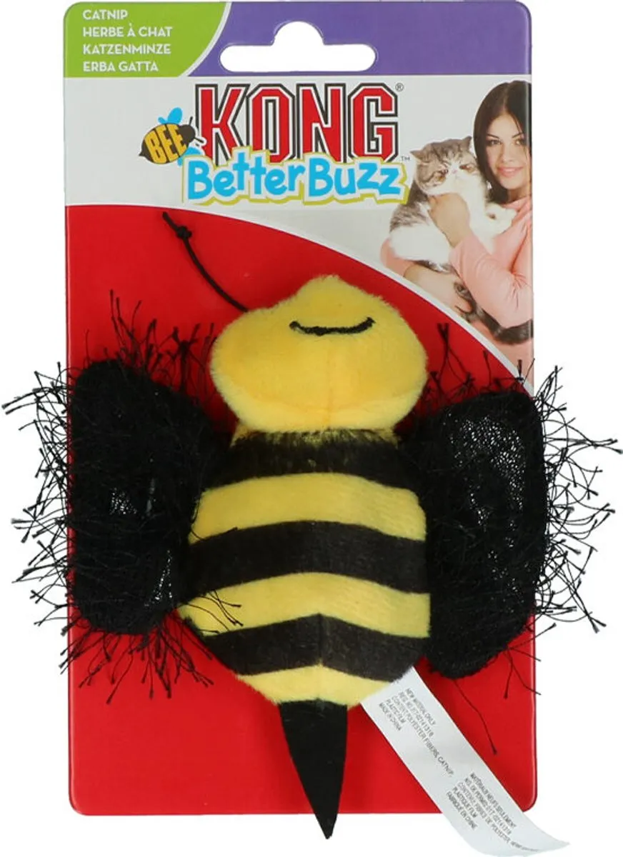Kong - cat better buzz bij - kattenspeeltjes