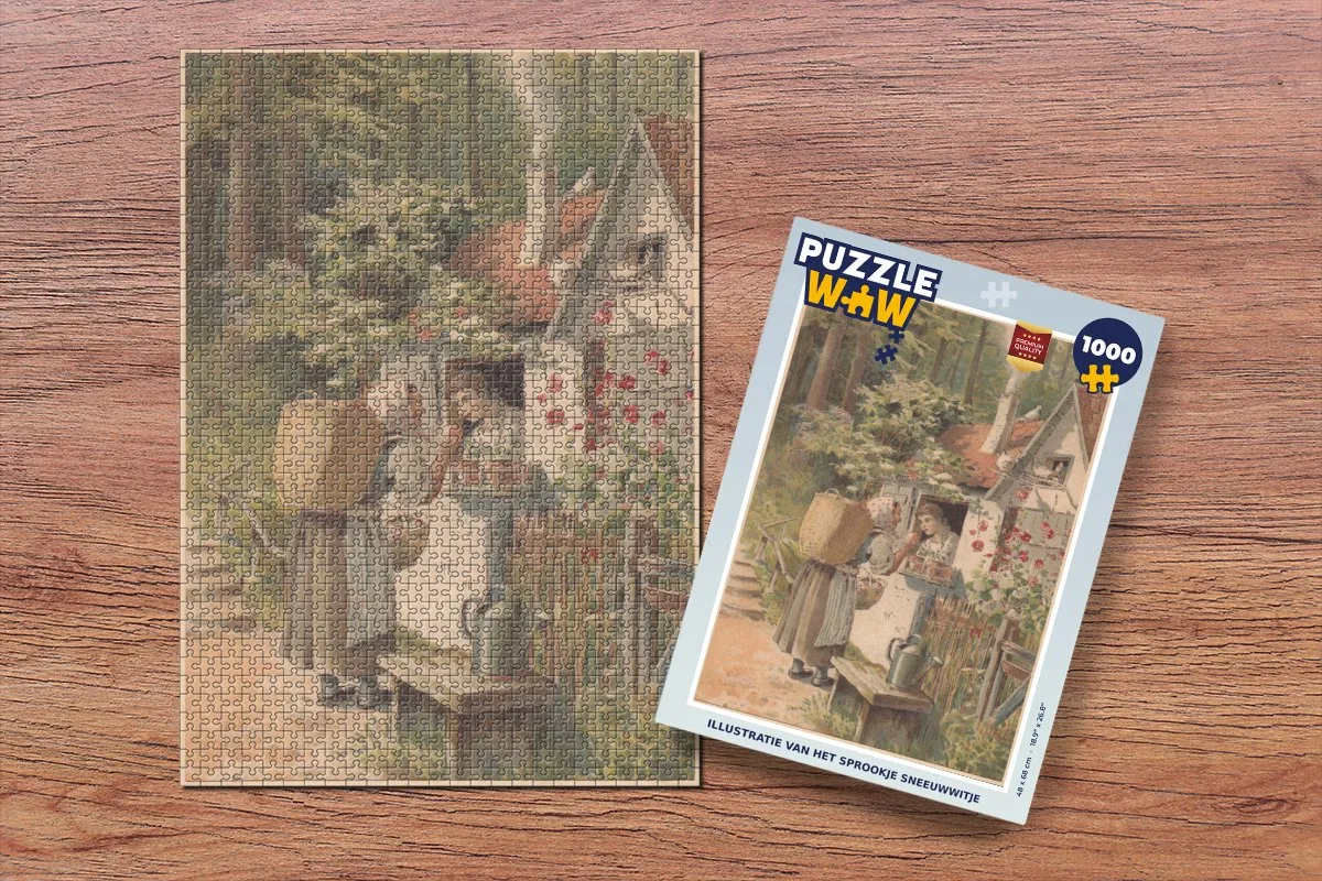 PuzzleWow Legpuzzel 1000 Stuks - Multicolor
