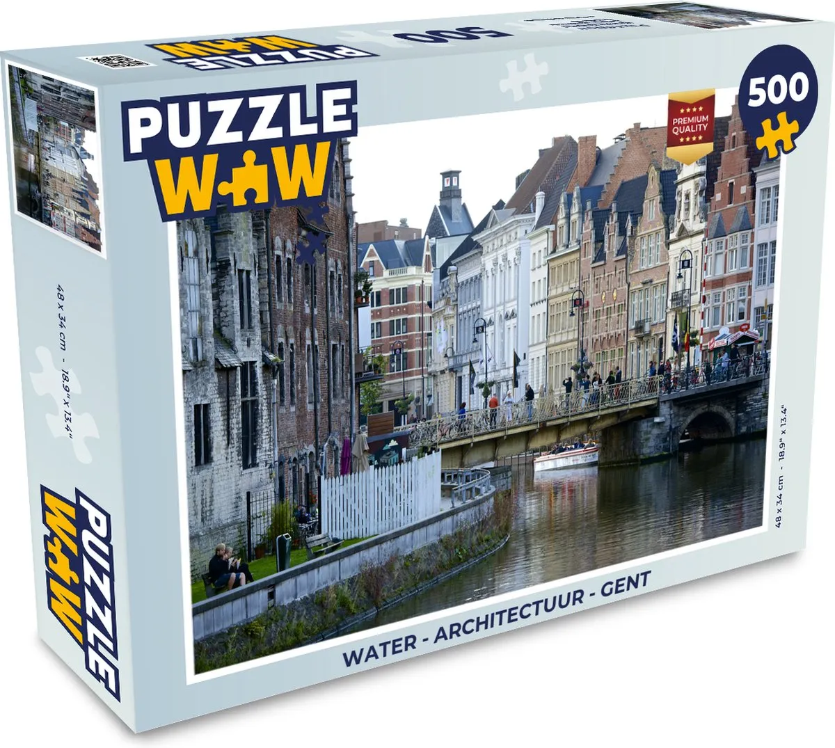 PuzzleWow Gent Legpuzzel 500 Stuks