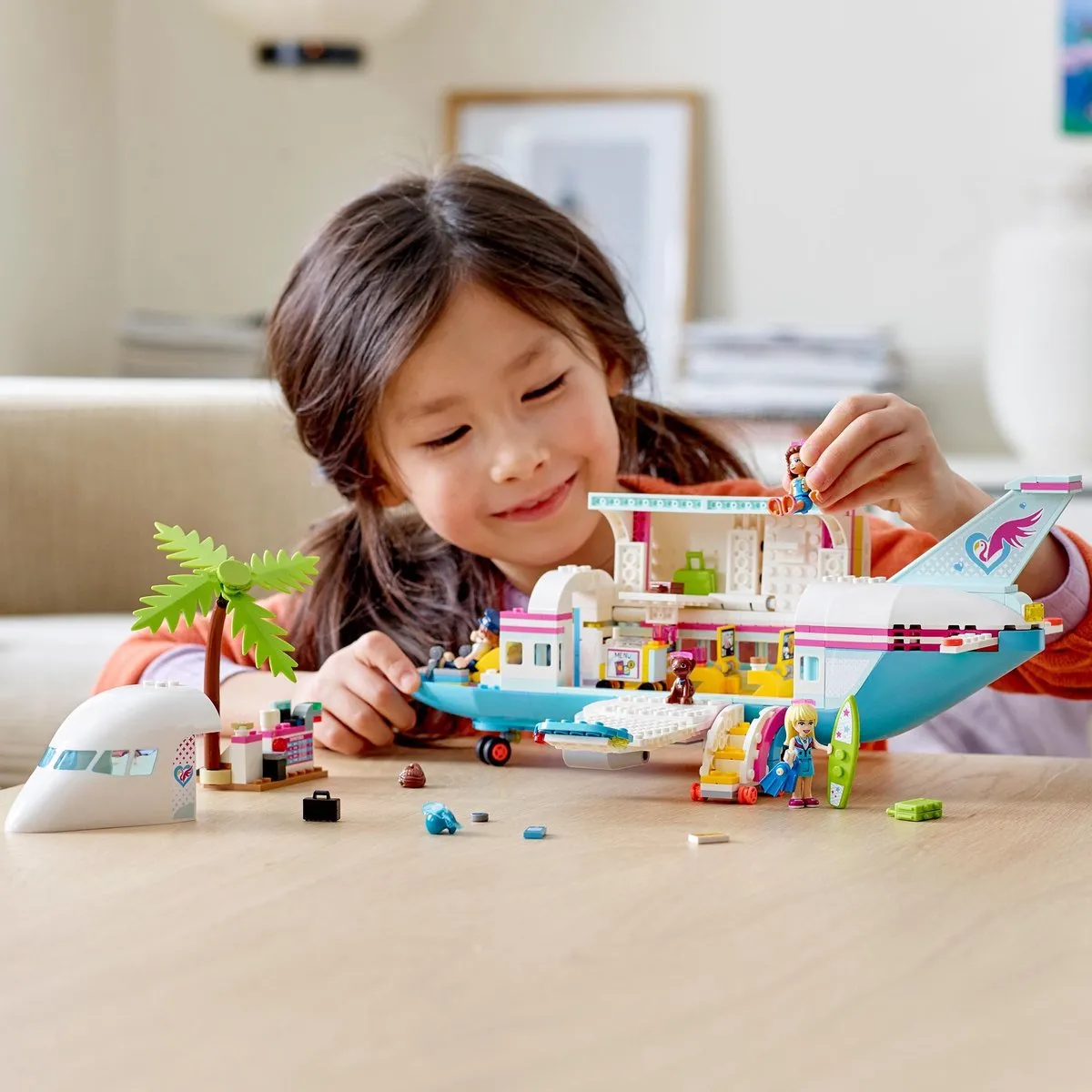 LEGO Friends Heartlake City Vliegtuig 41429 - 3 Minifiguren