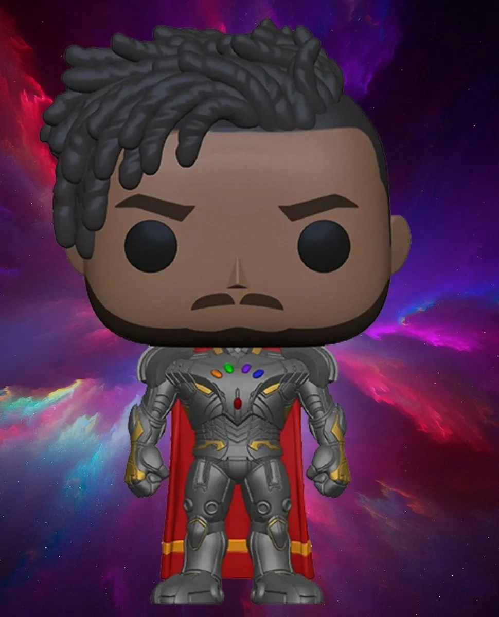 Marvel Funko POP! What If...? Infinity Killmonger - 9cm - Multicolor