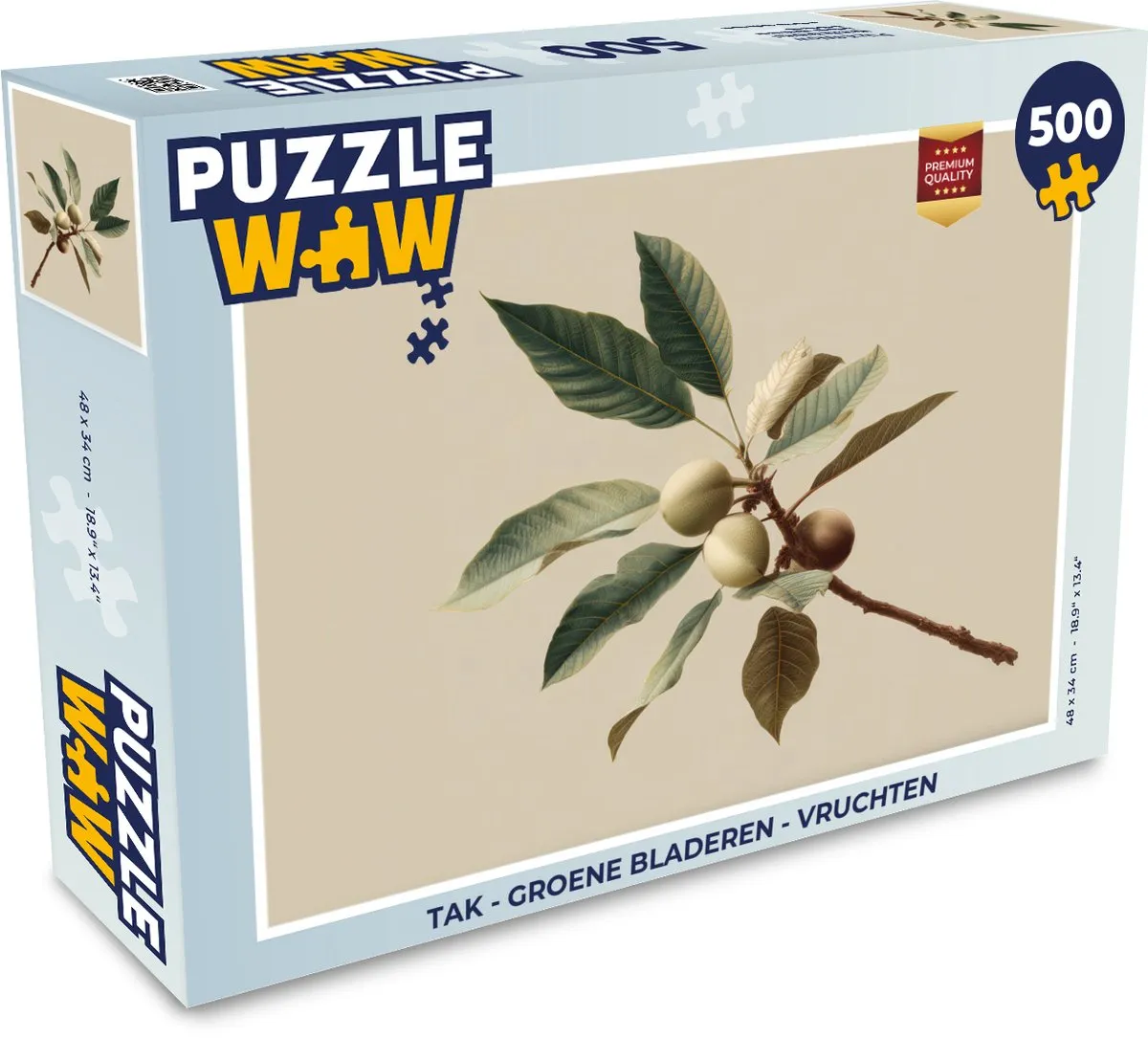 PuzzleWow Tak Legpuzzel 500 Stuks