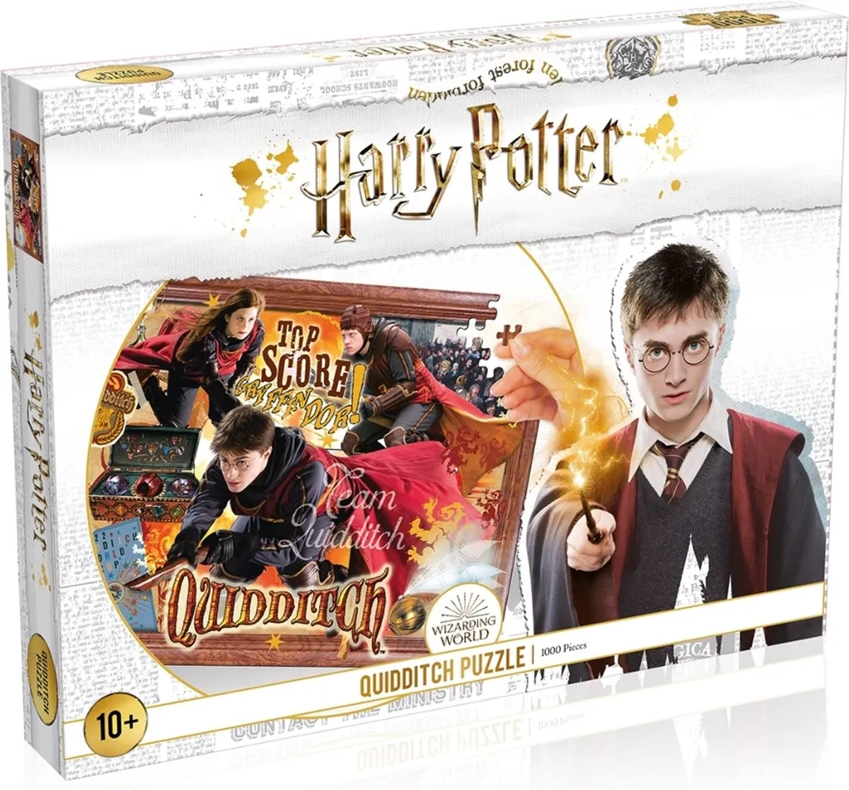 Harry Potter Quidditch Puzzle 1000 Stuks - Multicolor