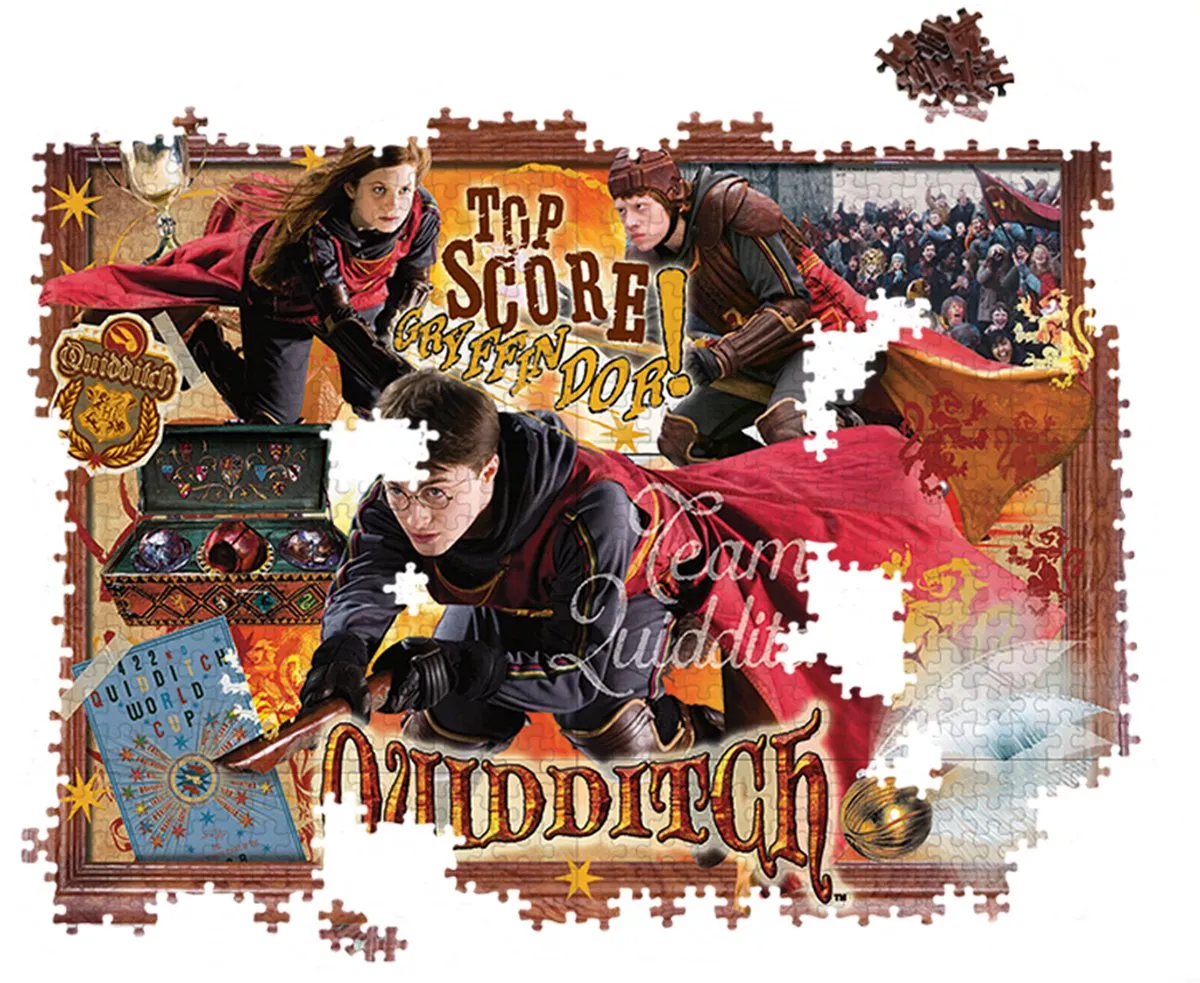 Harry Potter Quidditch Puzzle 1000 Stuks - Multicolor