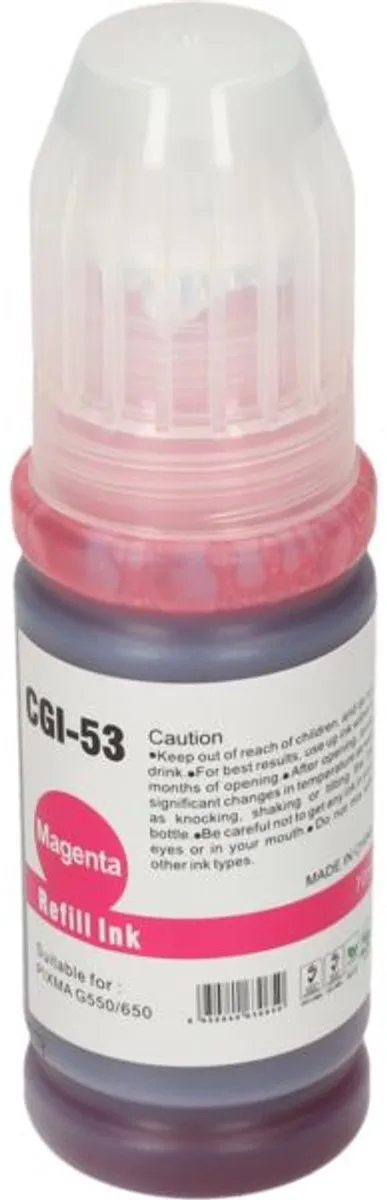 PrintAbout GI-53M Inktcartridge Magenta - 70ml - Canon