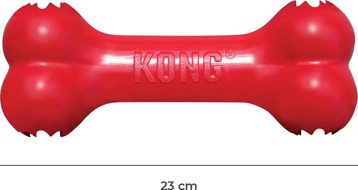 KONG Extreme Goodie Bone L - Hondenspeelgoed 22cm - Rood