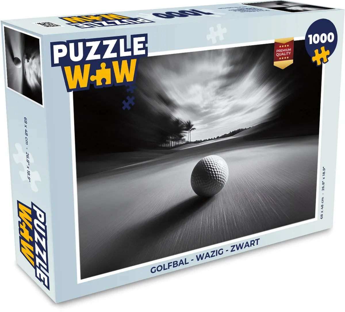 PuzzleWow Golfbal Legpuzzel 1000 Stuks