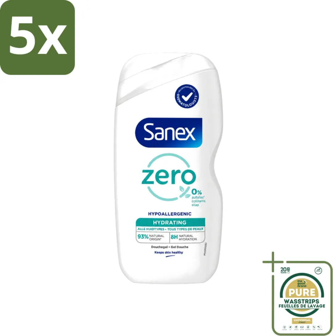 5 x Sanex Zero %