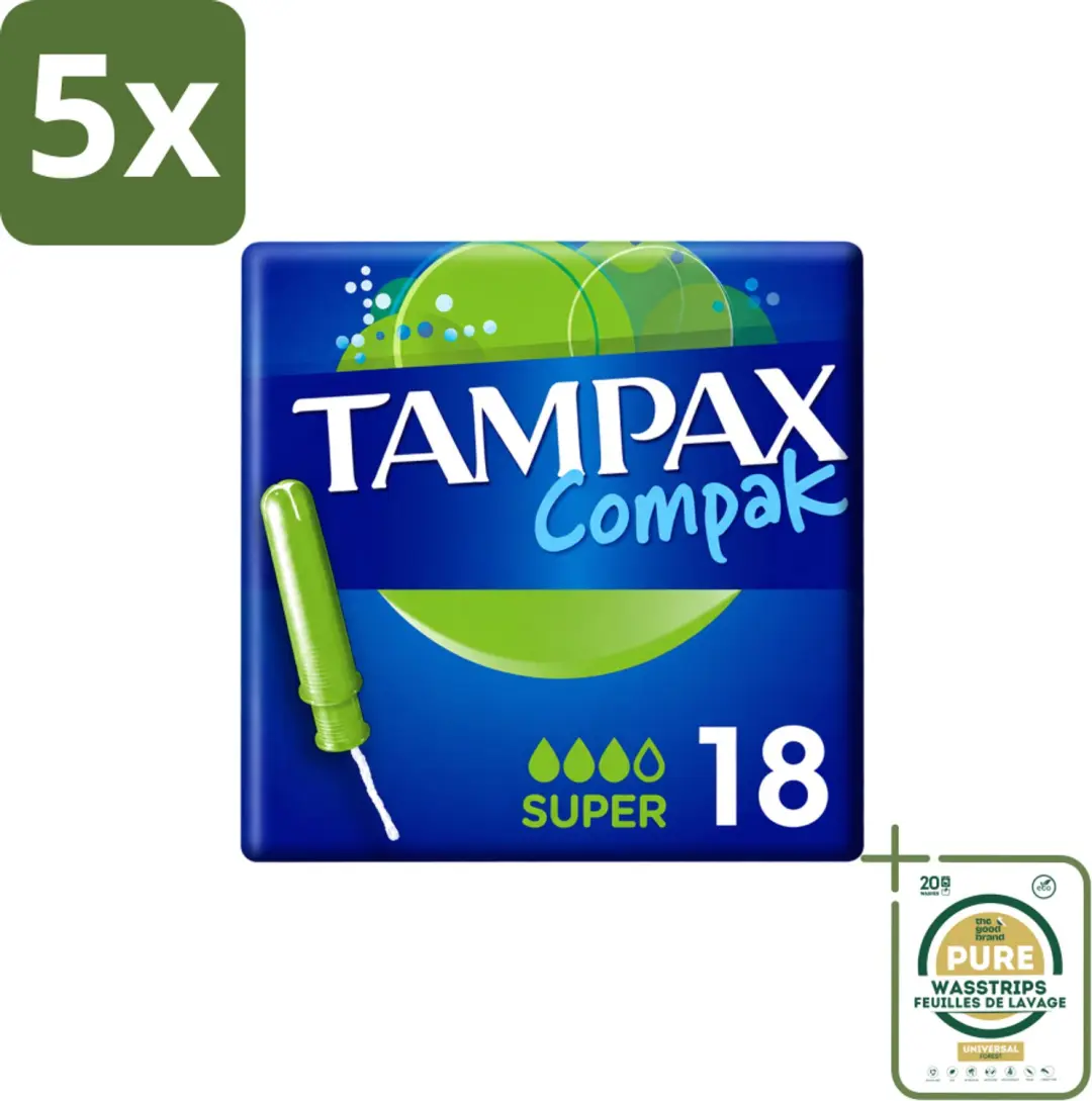 5 x Tampax Compak