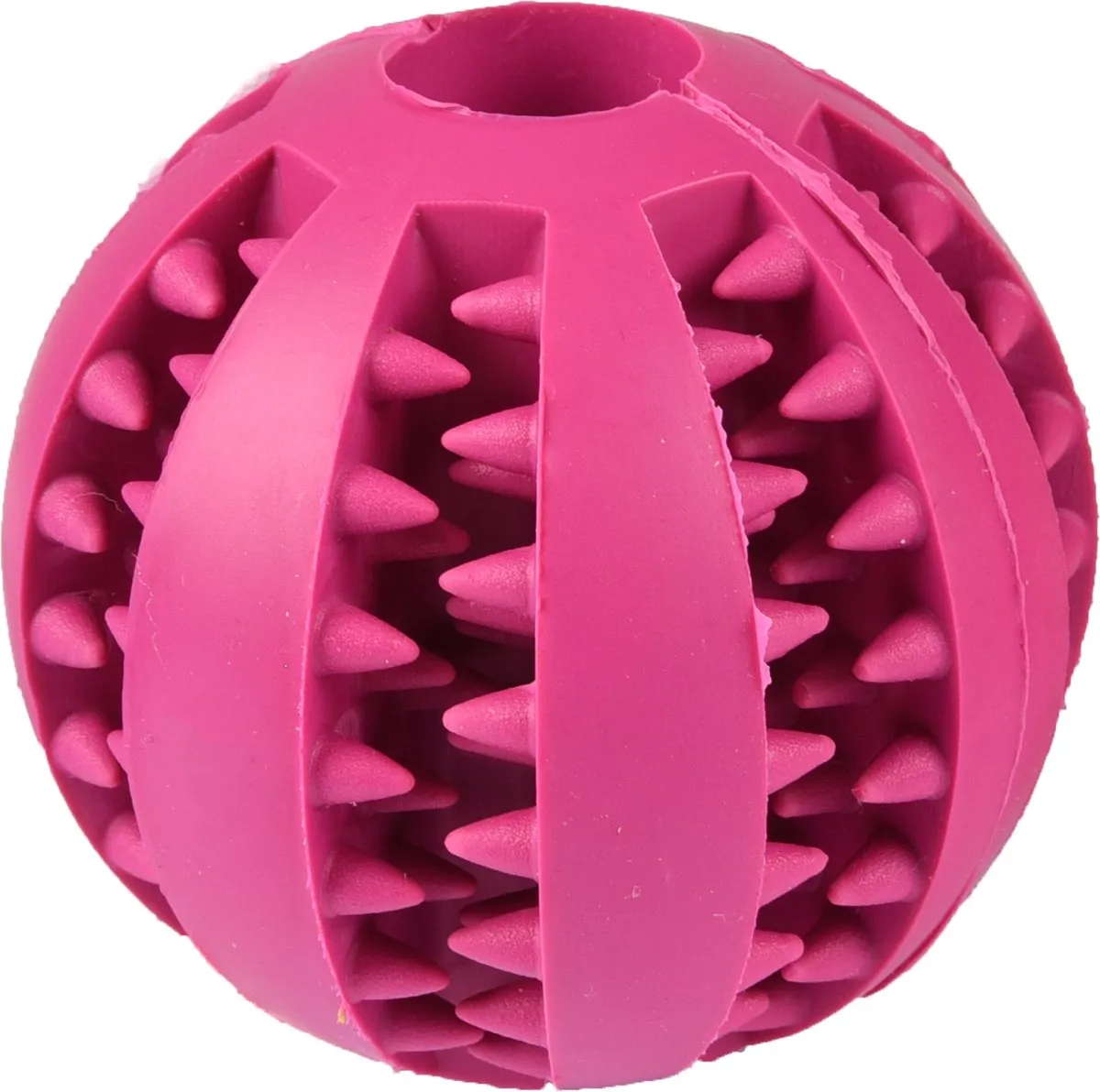 Flamingo Dental Bal Honden - Rood/Blauw/Roze - 7cm