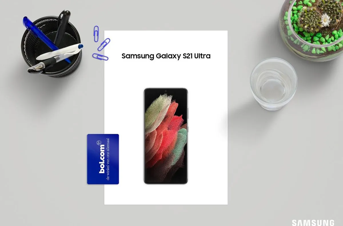 Samsung Galaxy S21 Ultra SM-G998BZKDEUB - 128GB - Phantom Black - afbeelding 6 van 6