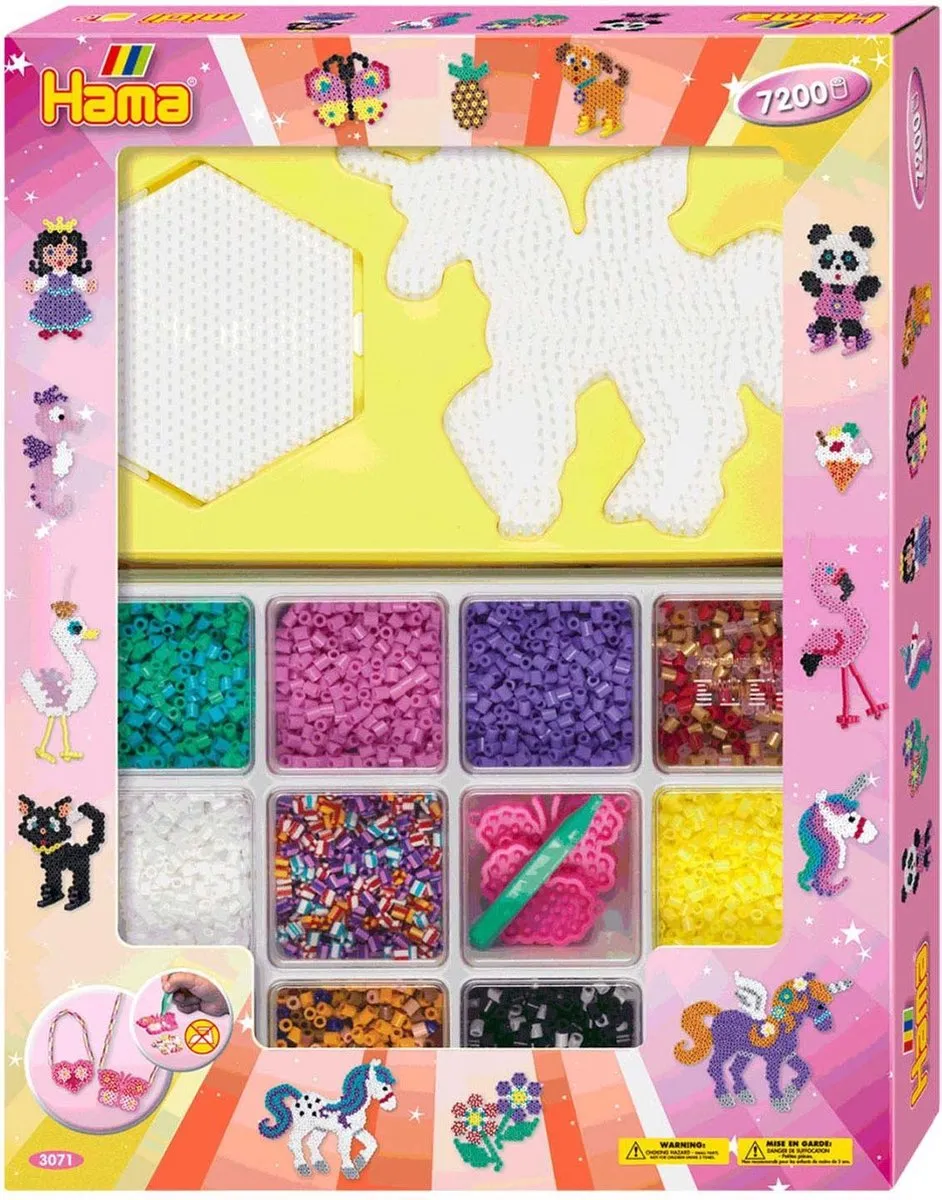 Hama Strijkkralen Giftbox 7200 Stuks - 12 Kleuren