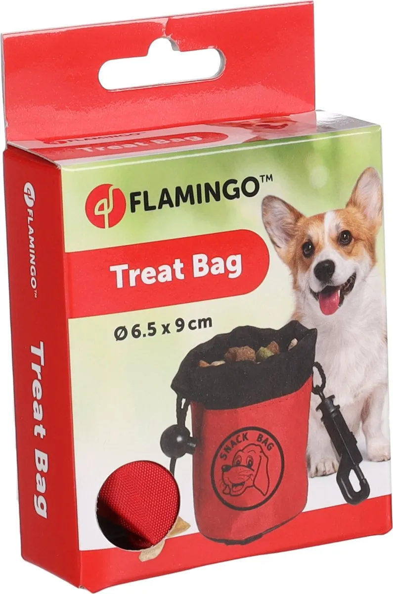 Flamingo Hondensnack Snack Bag - Willekeurig