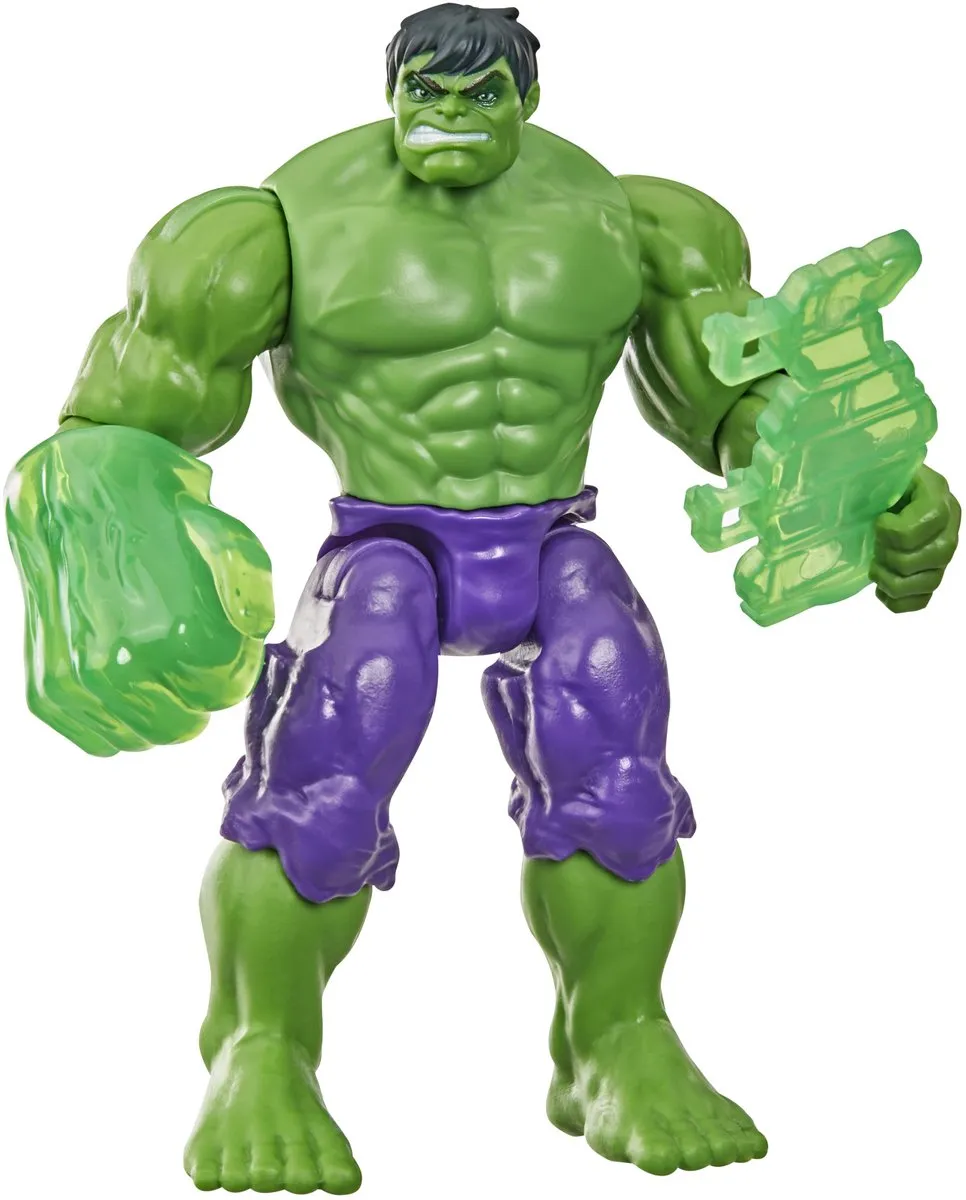 Marvel Avengers ActionVerse Hulk F7208 Actiefiguur 11cm - Groen/Paars