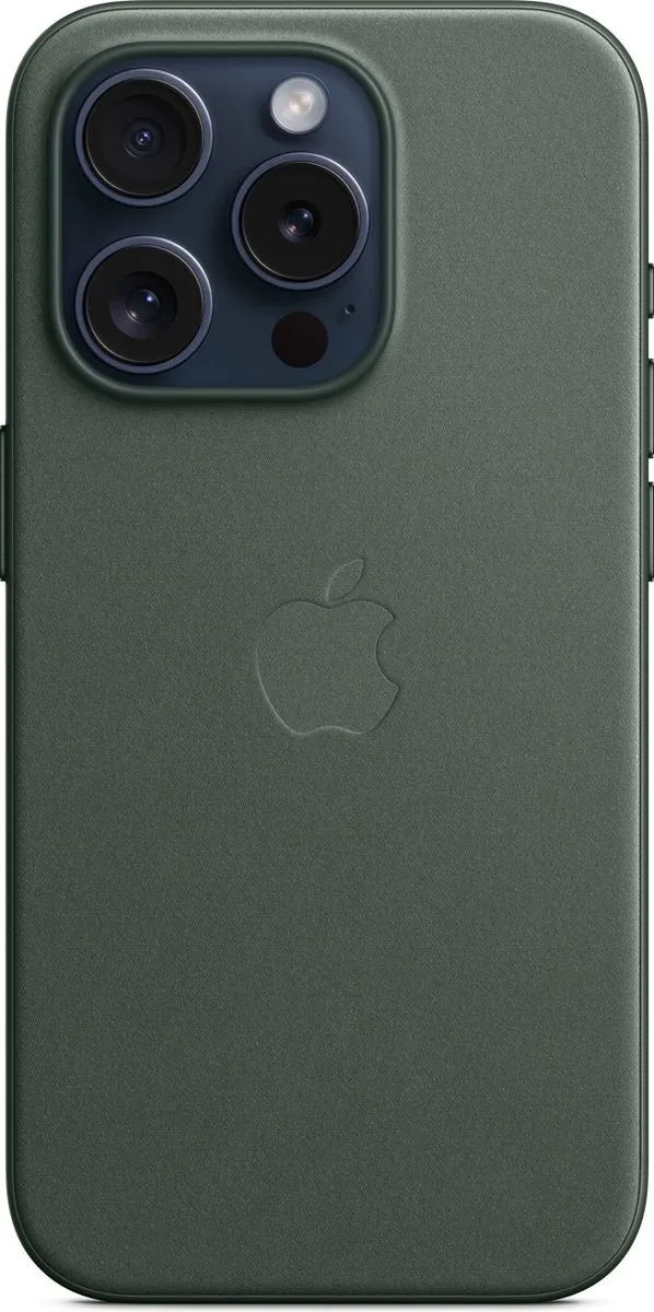 Apple FineWoven Hoesje iPhone 15 Pro - Evergreen - MT4U3ZM/A