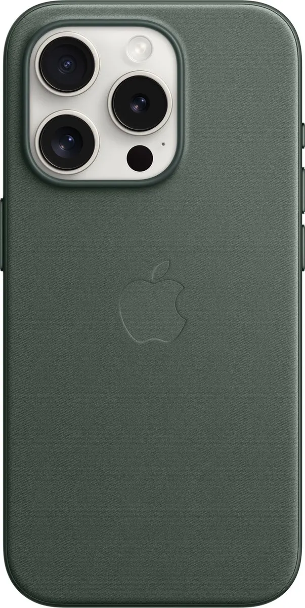 Apple FineWoven Hoesje iPhone 15 Pro - Evergreen - MT4U3ZM/A