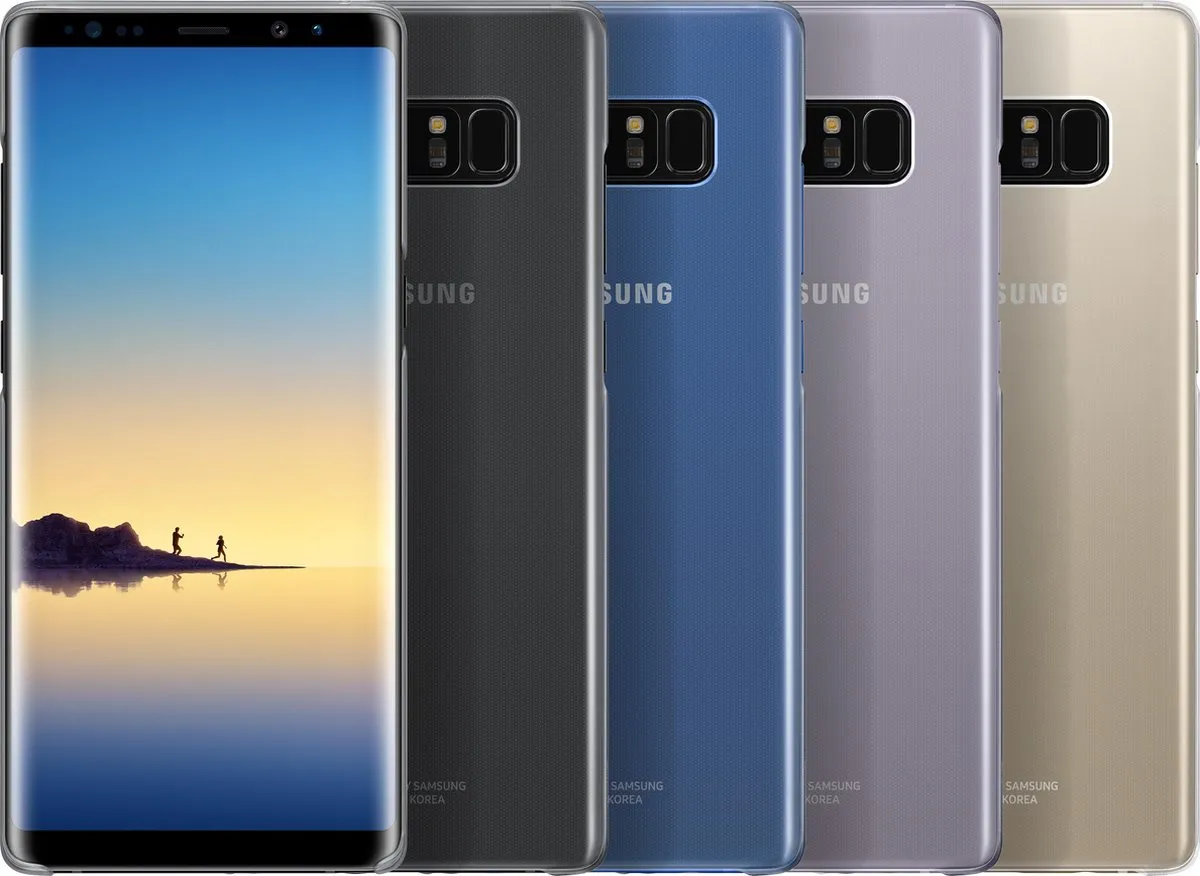Samsung Galaxy Note8 Clear Cover EF-QN950CVEGWW - Paars