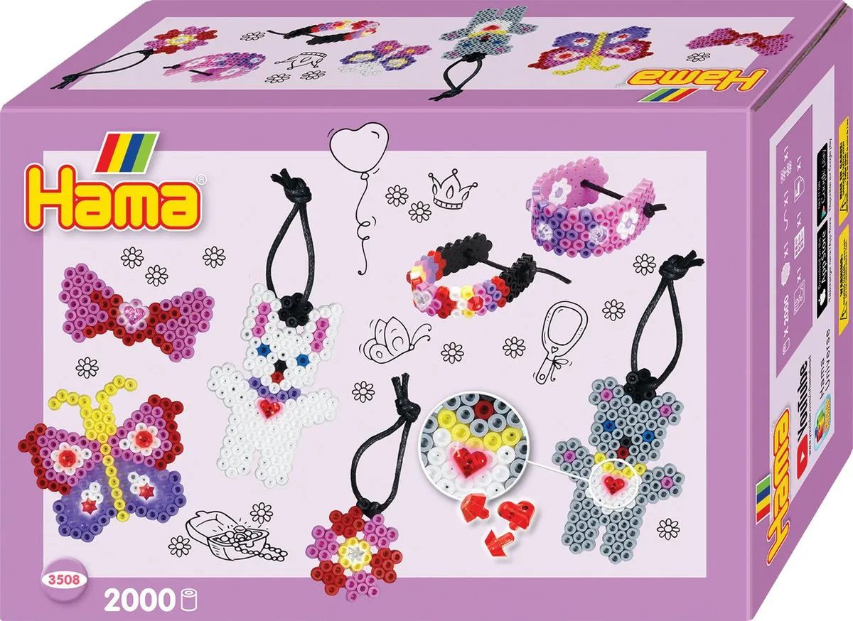 Hama Fashion Strijkkralen Set 2000 Stuks