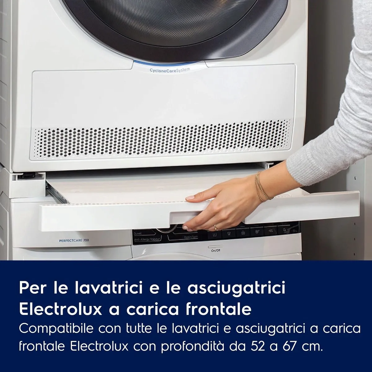 Electrolux E1WYHSK2 Stapelset - Wit