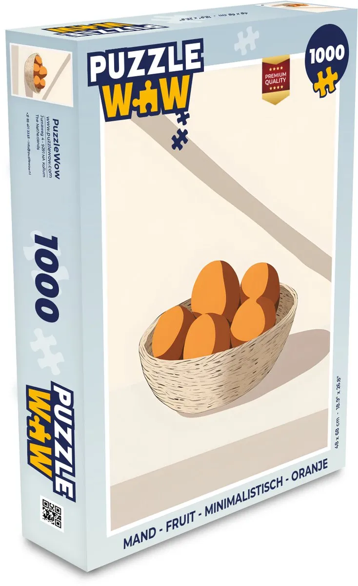 PuzzleWow Fruit Legpuzzel 1000 Stuks