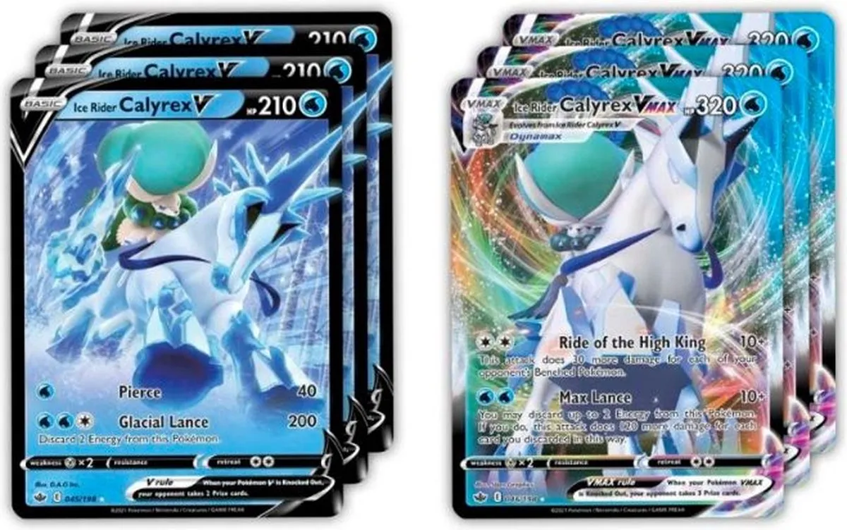 Pokémon League Battle Deck Ice Rider Calyrex VMAX POC865_1 - afbeelding 2 van 5