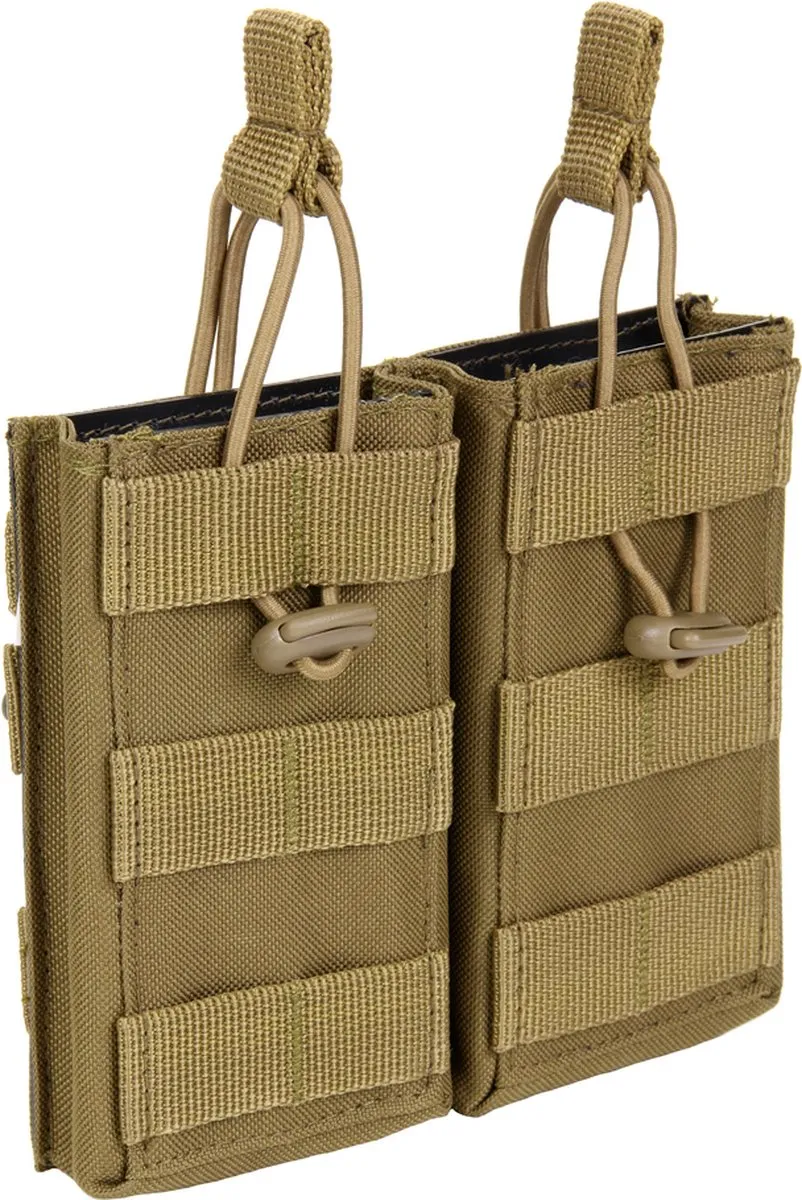 101 Inc Molle Pouch Mag Open F - Groen