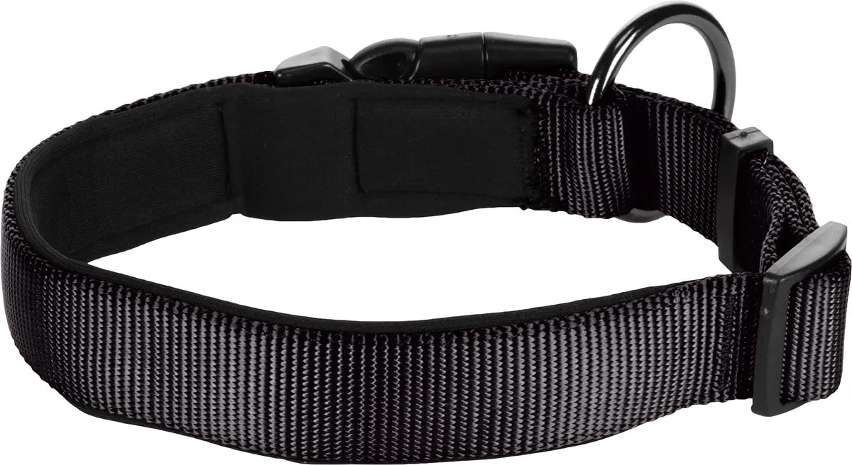 Flamingo Abbi Halsband - Zwart M 45-50cm