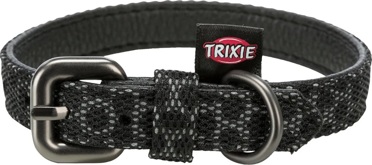 Trixie Halsband Night Reflect - Zwart