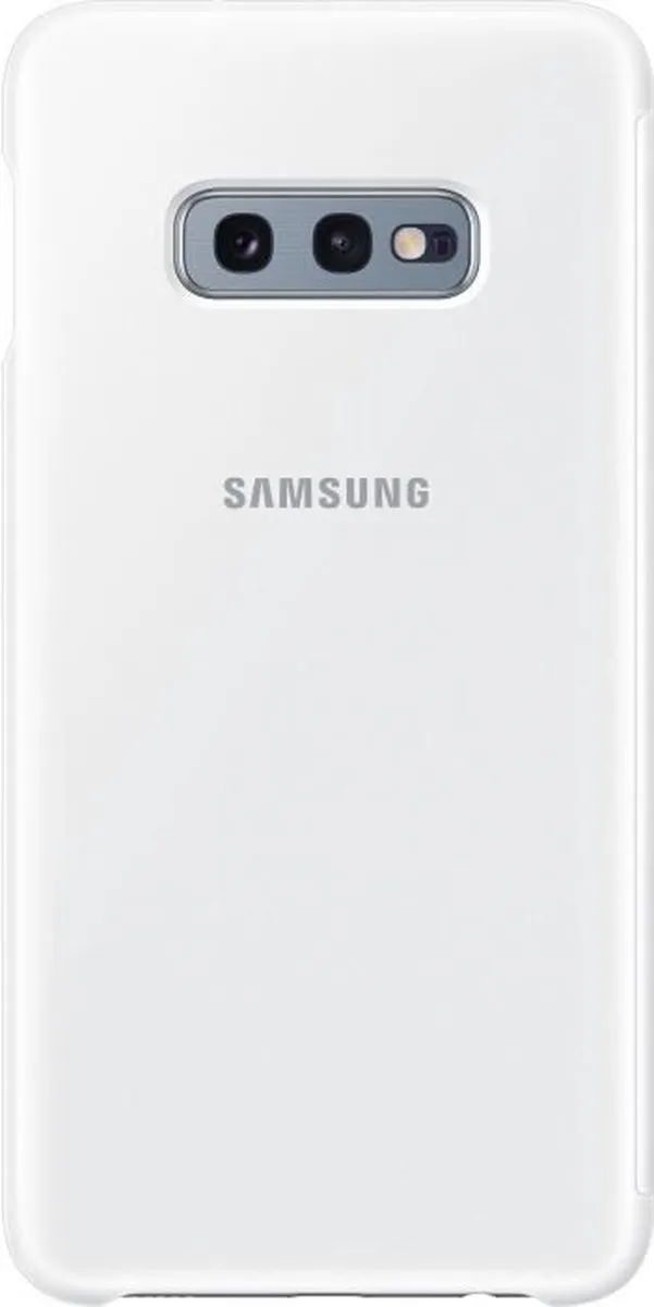 Samsung Clear View Cover - Wit - Galaxy S10e - afbeelding 6 van 6