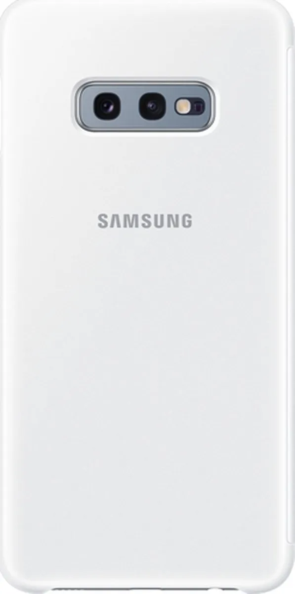 Samsung Clear View Cover - Wit - Galaxy S10e