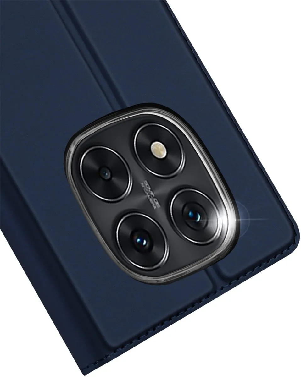 Xiaomi Redmi Note 14 Pro 5G Dux Ducis Book Case - Donkerblauw SH00083497