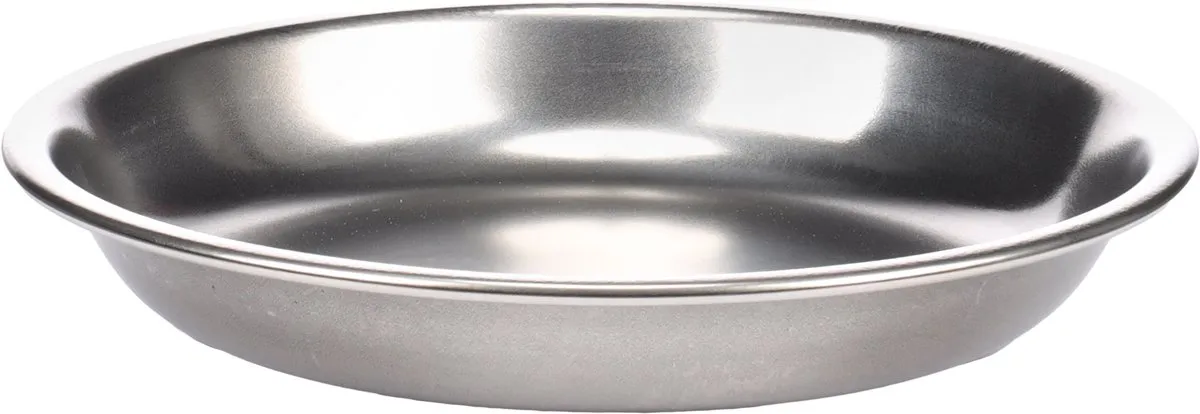 Flamingo Kattenvoerbak Basic 12cm - Zilver - afbeelding 6 van 6